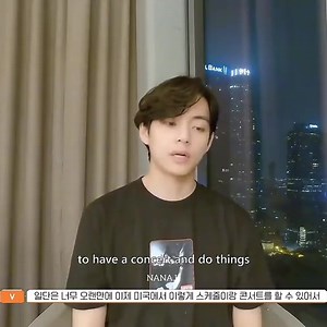 8K views · 1.9K reactions | Taehyung on not being able to see Armys at concerts in Pandemic : There were some really hard moments (not being able to have shows) it made me have doubts about my identity as a singer. I was having a hard time and feeling helpless about my life. I guess it was a time of growth and perseverance and it finally led to the concert in US | BTSV - 김태형 | Facebook