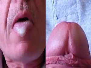 Split-screen, sperma in meinen mund 5