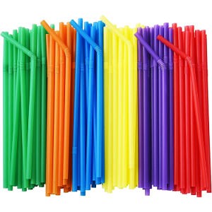 [Hot Item] Customize Colored 6 8 10 12mm Disposable Compostable PLA Straws Biodegradable Plastic Straws for Boba Bubble Milk Tea