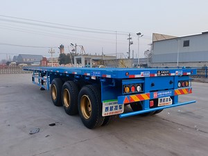 [Hot Item] Custom Shafts for Flatbed Semi-Trailers 20-60 Tons, Container Flatbed Semis 20-45 Feet