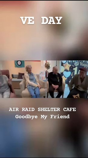 #goodbye #goodbyemyfriend #song #veday #cafe #veteran #poppy #ww2 https://youtu.be/8RzIW8S8EIs?si=JV6iud9z0foEDxiv | Air Raid Shelter Cafe and Tea Room
