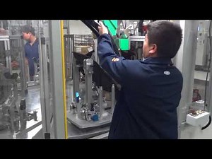 Headlamp Glue Cell with rotating table and lens press