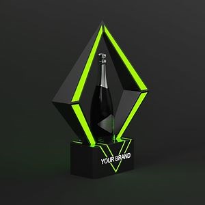 [Hot Item] Diamond-Shaped Lighting Desktop Wine Holder