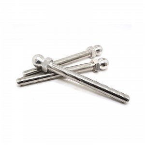 [Hot Item] DIN 71803 Ball Stud Fasteners Stainless Steel 304 Angle Ball Joints with Screw Studs, with Rivet Studs