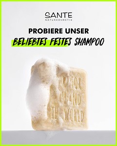 1.8K views | Gepflegtes langes Haar mit einer extra Portion Schaum. Unser natürlich, vegan & nachhaltiges ♻️ feste Shampoo  | Sante Naturkosmetik | Facebook