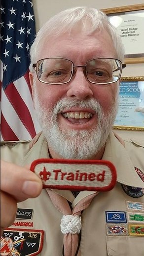 The Birth of the “Trained” Patch in1980 #scouterstan #scoutleader