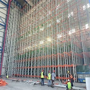 [Hot Item] Nanjing Huayide Radio Shuttle Racks System Asrs 4 Way Shuttle Racking Radio Shuttle Pallet Rack for Freeze Warehouse