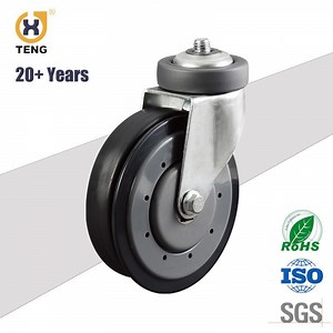 [Hot Item] Good Quality Shopping Cart Casters Patent Shopping Trolley Replacement Wheel