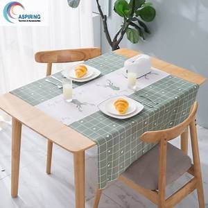 [Hot Item] Waterproof Plastic PVC Printed Table Cloth Cover Tablecloth for Home Dining Decor