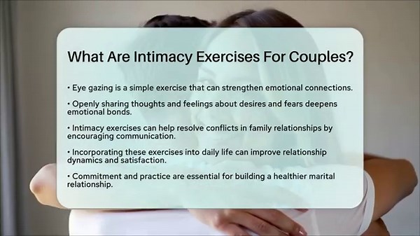 What Are Intimacy Exercises For Couples? - Better Family Relationships