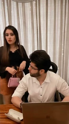 Himanshi Athwani & Rishi Athwani fighting video/ that glam couple/ that glam girl