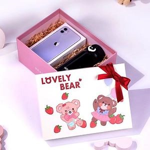 [Hot Item] Custom Lovely Logo Rectangle Cosmetics Chocolate Perfume Birthday Gift Packaging Box