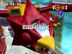 Sonic Heroes: Team Chaotix - Stage 2 Boss - Egg Hawk (83)
