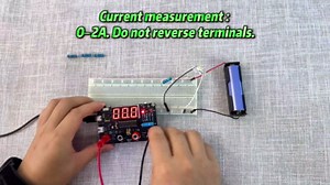 DIY Digital Voltmeter & Ammeter Soldering Practice Kit, DC Voltage Current Meter with LED Display, Test Leads, Dual Power Electronics Kit STEM Learning Project for Beginners Teens Adults