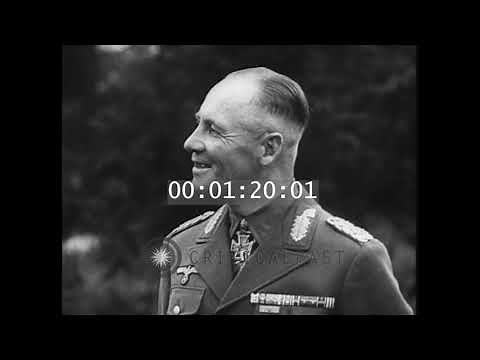 Rommel visits the Goebbels children HD 1942 - Edit