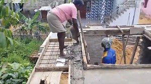 Reinforcement Concrete_Lintel Slap&Belt Concrete with Cement Mixer|Rcc Reinforced Concrete | CraftiPanda