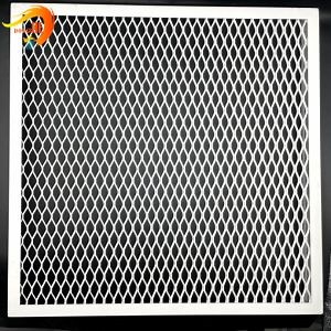 [Hot Item] Anodized Aluminum Diamond Shape Expanded Wire Mesh Ceiling Panels