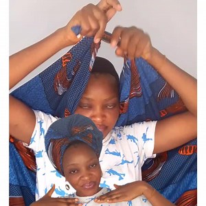 Simple Ankara headwrap tutorial #shorts #reels #ankara #headwrap #tutorial | Beauty by nature