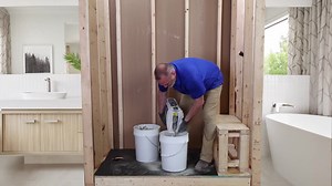 Tile Redi Base'N Bench 36 in. x 72 in. Single Threshold Shower Base and Bench Kit with Right Drain in Polished Chrome RT3660R-PC-RB36-KIT