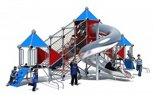 [Hot Item] Customizable Colorful Rope Climbing Structure for Outdoor Playgrounds