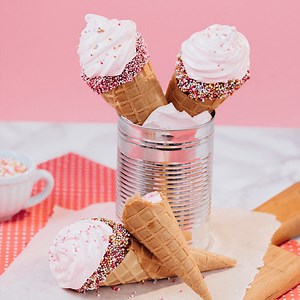 Marshmallow Cones & Waffles