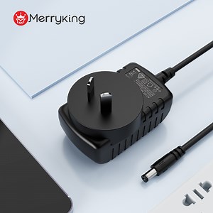 [Hot Item] SAA RoHS Creative Speaker Adapter 5V 2A 3 Pin AC DC Adaptor 12V 1000mA with Level VI Efficiency