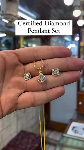 11K views · 195 reactions | diamond pendant set | Shree Jewellers | Facebook