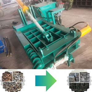 [Hot Item] Horizontal Copper Strip Baler Price Baler Machine Scrap Aluminium Strip Baling Press