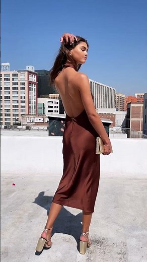 Stunning Backless Dresses For Your Next Fall Party Or Event #shorts
