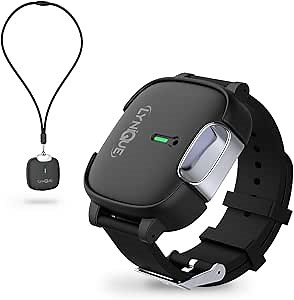 LYNIQUE Portable Mini Air Ionizer Rechargeable Wearable Personal Air Purifier with Negative Ion Technology for Kids and Adults (black)