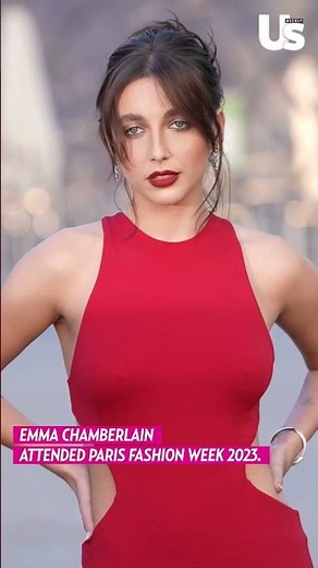 Emma Chamberlain At Paris Fashion Week 2023 #EmmaChamberlain #ParisFashionWeek #Fashion
