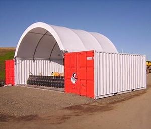 [Hot Item] PVC Hall RV Shed Outdoor Container Tent Cheap Carport