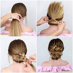 1.4M views · 22K reactions | Gorgeous 2-minute braided chignon! | MetDaan Creative | Facebook