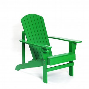 [Hot Item] Solid Wood Adult Muskoka Chair Outdoor Furniture Modern Adirondack Chair Armrest Garden Chair