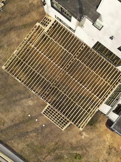 35x23 Deck Framing by Professional Carpenter/Builder