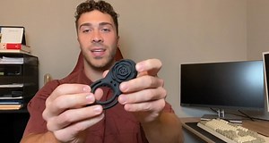 Watch 8 Vibrations vibrating cock ring with rose clitoral vibrator on Amazon Live