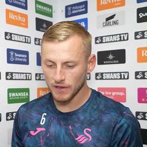 🗣️ “We conceded a bit of a sloppy goal, but I thought we stayed in the game well and got back into it with the equaliser.” More from Darling 👉 https://swanseacity.club/3YKYp3W | Swansea City Football Club