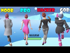 NOOB vs PRO vs HACKER vs GOD - Weather Run!