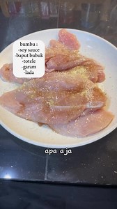 293K views · 3.8K reactions | Resep Chiken Katsu ✨ by nabilayosi -Dada ayam -Tepung roti -Tepung terigu -Telur Bumbu marinasi: -Totele -Soy sauce -Garam -Bawang putih bubuk -lada #chickenkatsu #resepchikenkatsu #chikenkatsuhokben #resepdadaayam #resepnabilayosi #menuseharihari #resepdariayam #ayamkatsu #foodpreparation #makananfrozen | Berbagi Resep | Facebook