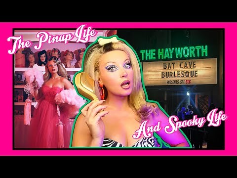 Pinup Lifestyle Vlog | Pinup photoshoots | Dapper Day | Spooky Burlesque and Vintage shopping!