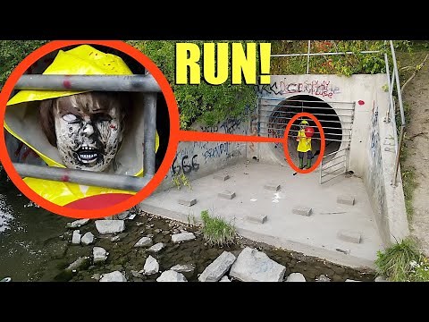 when you see this Man inside of clown tunnel RUN away FAST! (he is evil)