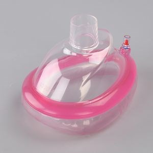 [Hot Item] Disposable Sterile Medical Grade PVC Face Mask Anesthesia Mask for Hospital Use