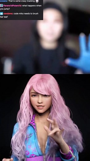 Finger tracking >>>> #codemiko #vtuber #twitch #twitchclips #twitchstreamer