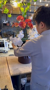 COMBINATION OF RED ANTHURIUM & WHITE PHALAENOPSIS 🇵🇭🇸🇦 #AlvinStaJuana | Alvin Sta Juana