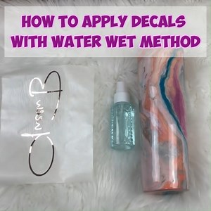 3.6K views · 16 reactions | How to apply decals with a wet method! | LittleLee and Rose | Facebook