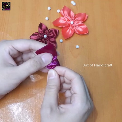 Easy Flower Craft Idea | Art of Handicraft