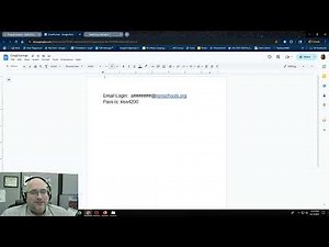 Accessing your School Email and logging into Canvas.