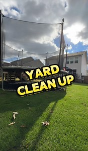 Taking care of some long overdo yard clean up #yard #trampoline #cleaning #satisfyingvideo #mulch #creatorsearchinsights #transformation | Jake From Upstate Farm