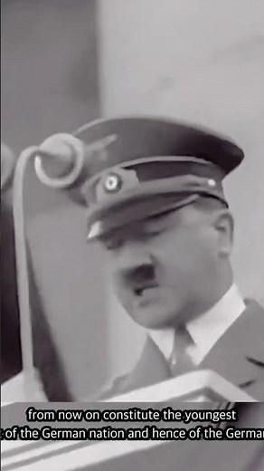 This was the speech Hitler used to annex Austria.” #history #hitler #ww2