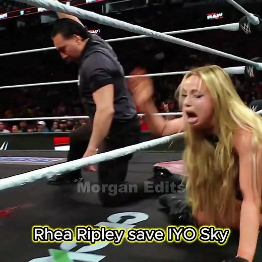 Rhea Ripley Saves IYO SKY 😱 WWE Shocking Rescue Moment